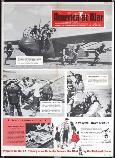 America at War (3 Posters) by Anonymous - USA. ca. 1943