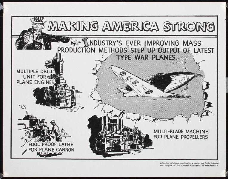 Making America Strong (6 Posters) by Anonymous - USA. ca. 1944