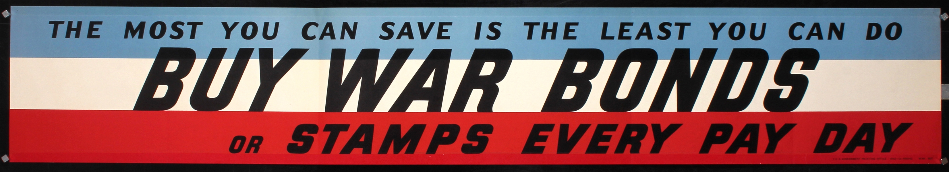 Buy War Bonds (Banner) by Anonymous. 1942