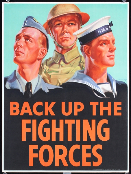 Back Up the Fighting Forces by Mackinlay. 1940