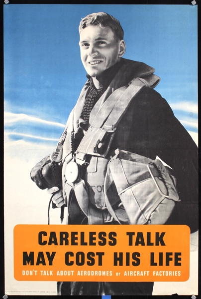 Careless Talk may cost his life by Anonymous - Great Britain. ca. 1944