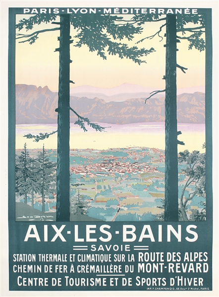 Aix-Les-Bains by Dorival, Georges  1879 - 1968. 1913