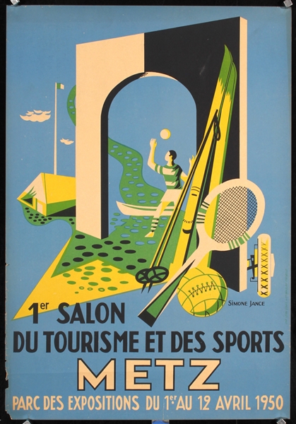Salon du Tourisme et des Sports Metz by Jance, Simone  1923 - 2012. 1950