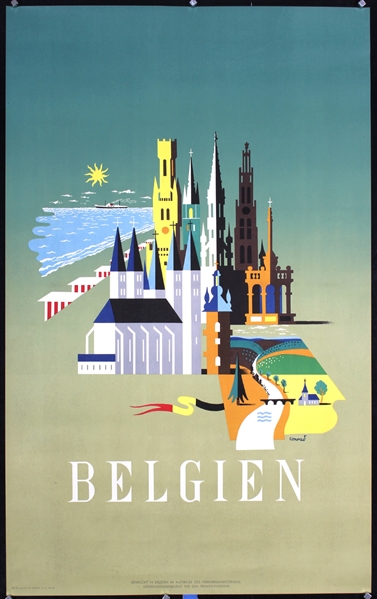 Belgien by Conrad. ca. 1954