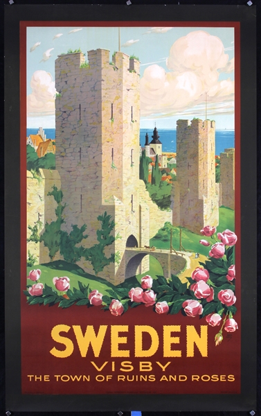 Sweden - Visby by Ivar Gull. 1937