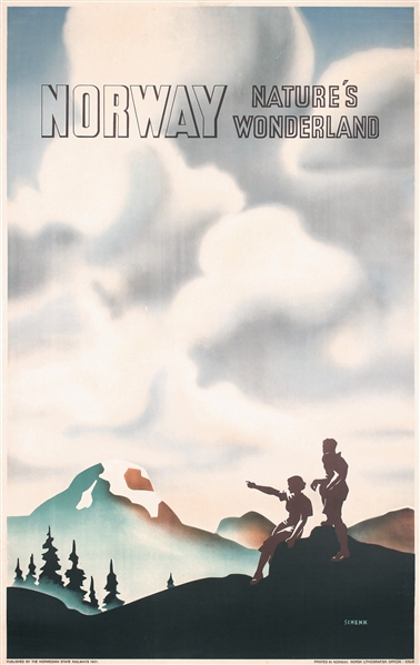 Norway - Nature´s Wonderland by Schenk. 1937