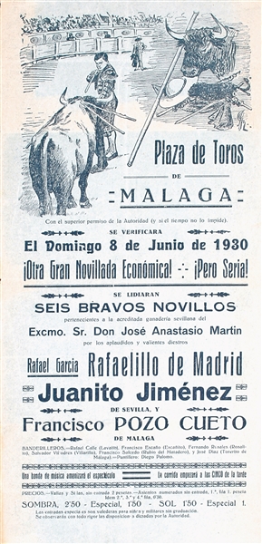 Plaza de Toros - Malaga by Anonymous - Spain. 1930