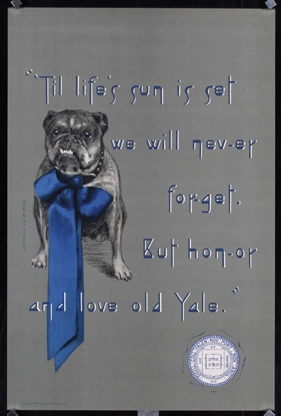 Til lifes sun is set (Yale Bulldog) by Abigail Kellog Hazard. 1909