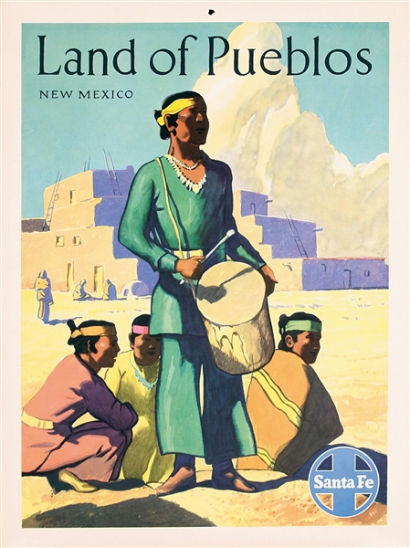 Santa Fe - Land of Pueblos by Anonymous - USA. ca. 1946
