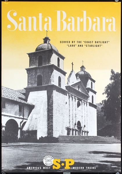 Southern Pacific - Santa Barbara by Anonymous - USA. ca. 1950