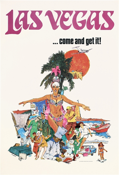Las Vegas - come and get it by Robert Tanenbaum. ca. 1970