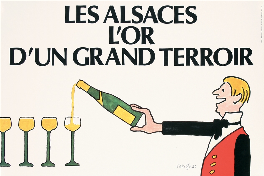 Les Alsaces - L´or d´un grand terroir by Raymond Savignac. 1990