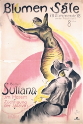 Ballett Sultana - Blumen Säle by Walter Riemer. ca. 1920