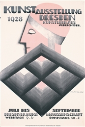 Kunstausstellung Dresden by Clemens Oskar Schanze. 1928