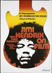 Jimi Hendrix on Film - Jimi plays Berkeley by Günther Kieser. 1972