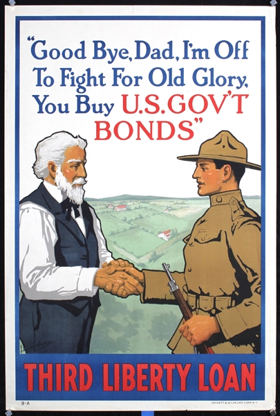 Good Bye, Dad - Third Victory Loan by Laurence S. Harris. ca. 1918