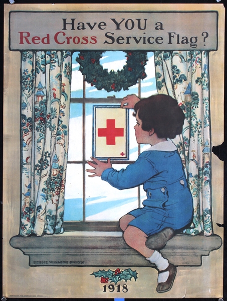 Have You A Red Cross Service Flag? by Jessie Wilcox Smith. 1918