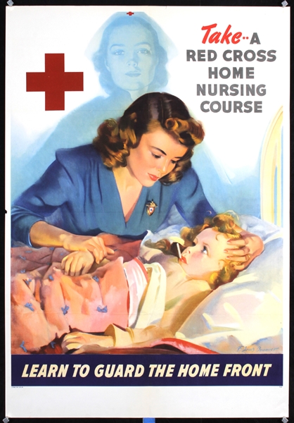 Take a Red Cross Home Nursing Course by Frederick Sands Brunner. ca. 1944