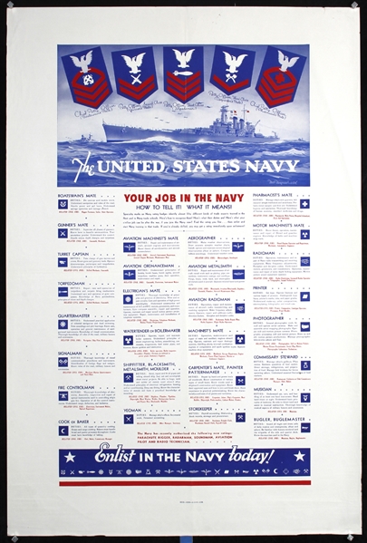 The United States Navy - Enlist by Matt Murphey. 1942