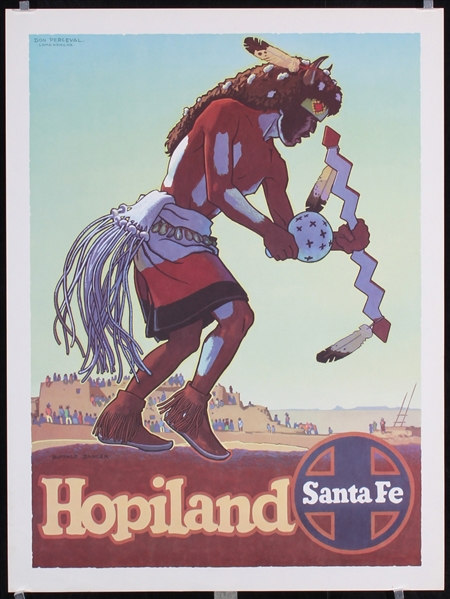 Santa Fe - Hopiland by Don Perceval. ca. 1946