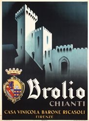Brolio - Chianti by Romoli. 1938