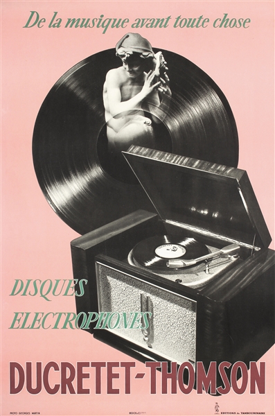 Ducretet-Thomson - Disques by Martin, Georges. ca. 1935