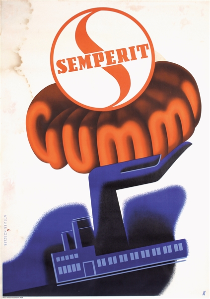 Semperit Gummi by Koszler (Studio). ca. 1948