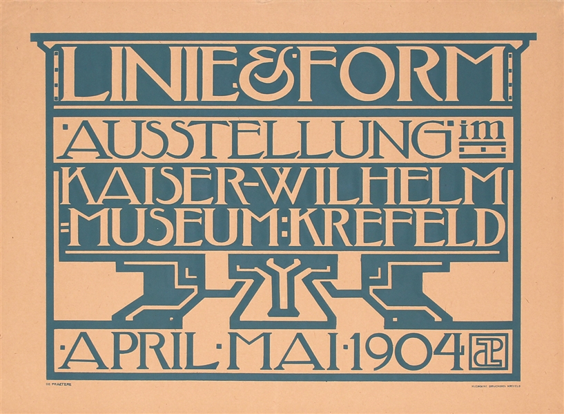 Linie & Form - Krefeld by Praetere. 1904