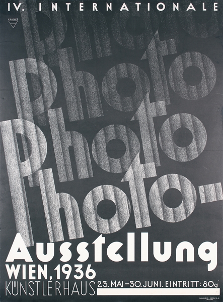 4. Internationale Photo-Ausstellung by Ernst Ludwig  Franke. 1936