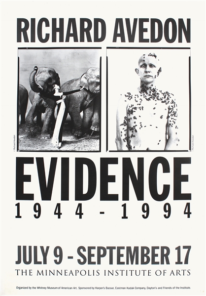 Evidence 1944-1994 - Richard Avedon by Richard Avedon. 1994
