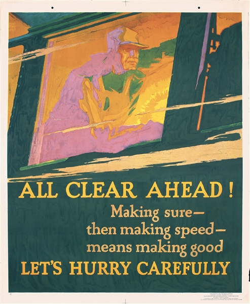All Clear Ahead by Willard  Elmes. 1929