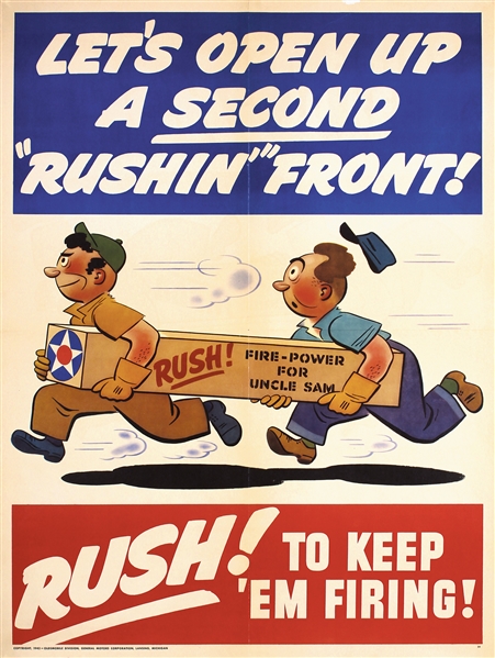 Rush - Lets open up a second Rushin Front by Anonymous. 1942