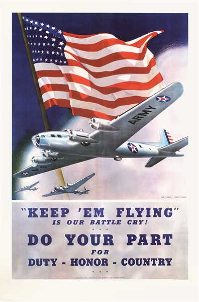 Keep em flying - Do your part by Smith & Downe. 1942