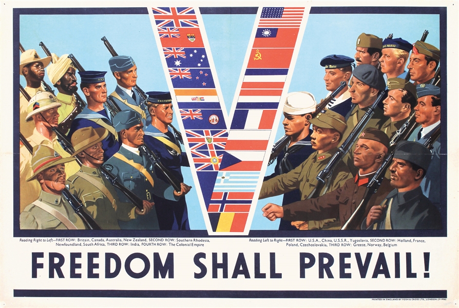 Freedom shall prevail by Anonymous. ca. 1945