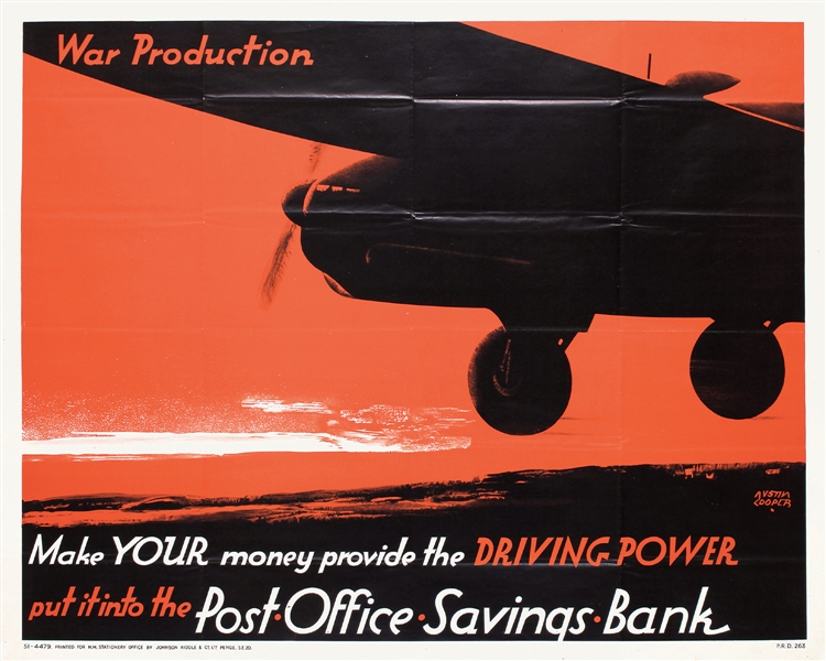 War Production - Post Office Savings Bank by Cooper, Austin  1890 - 1964. 1943