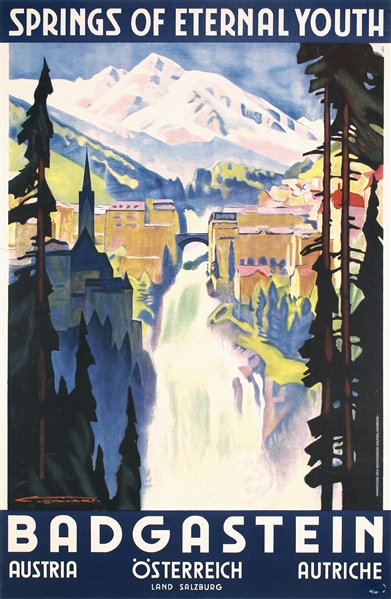 Bad Gastein by Franz Lenhart. ca. 1935