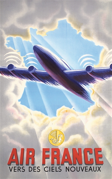 Air France - vers des ciels nouveaux by Anonymous. 1947
