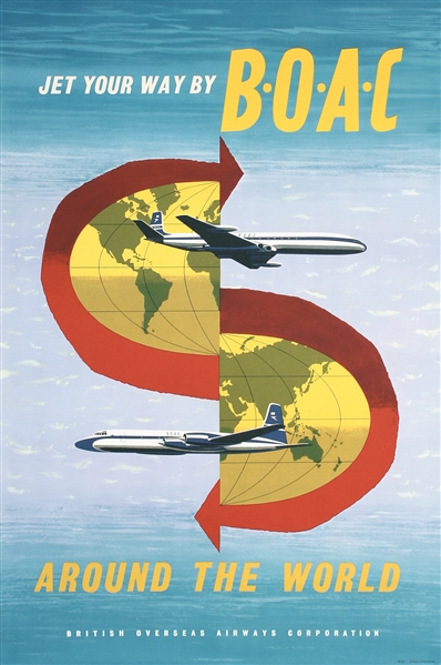BOAC - Around the World by Anonymous. 1958