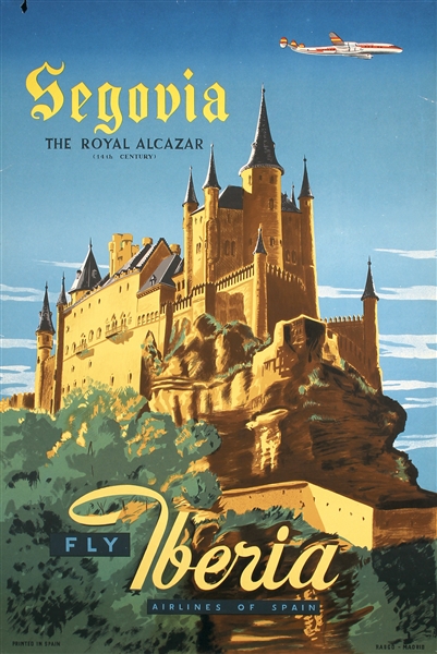 Iberia - Segovia - The Royal Alcazar by Anonymous. ca. 1955