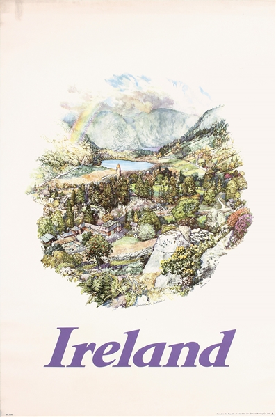 Ireland - Glendalough by Cowern. 1952