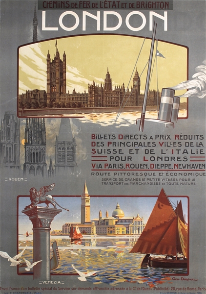 London - Venezia by Georges Dorival. 1908