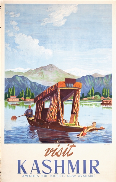 Visit Kashmir by Anonymous. 1949