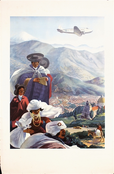 Pan American - Ecuador (Before Text) by Paul George Lawler. ca. 1938