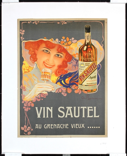 Vin Sautel by Dellepiane. ca. 1910