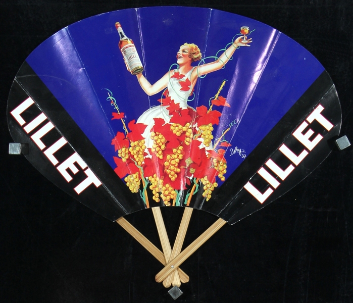Kina Lillet (Advertising Fan) by Robys. ca. 1937