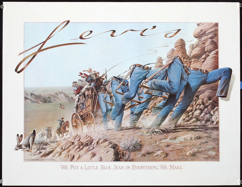 Levis - We Put A Little Blue Jean by LW Duke. 1979