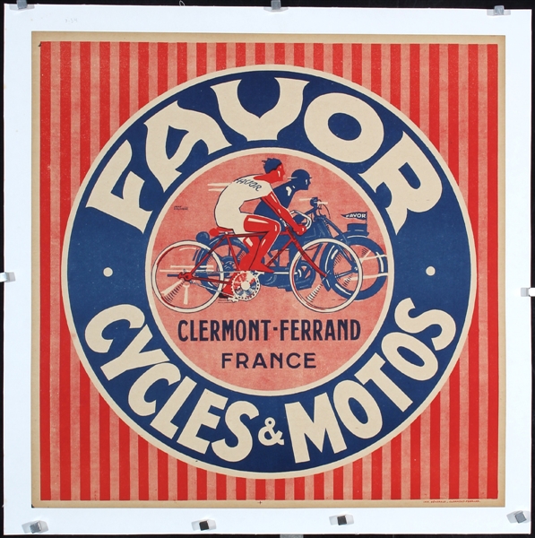 Favor - Cycles & Motos by Jean Pruniere. ca. 1938