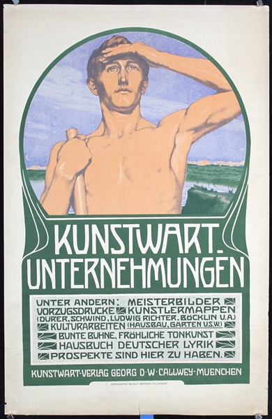 Kunstwart-Unternehmungen by Cissarz. 1902