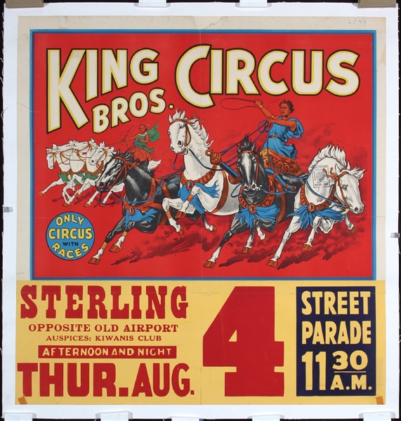 King Bros. Circus (Chariots) by Anonymous. ca. 1960