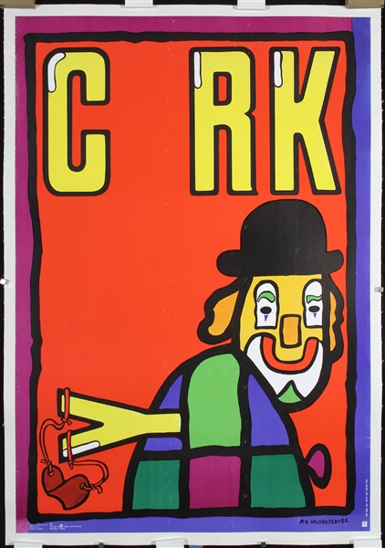 Cyrk (Clown with Slingshot) by Jan Mlodozeniec. ca. 1979